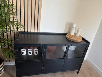 Industrieel dressoir zwart - Gigameubel