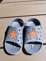slippers instappers maat 26 grijs met oranje ster zgan, Jongen of Meisje, Overige typen, Ophalen of Verzenden, Zo goed als nieuw