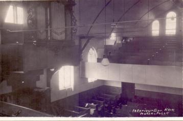 Moerkapelle Fotokaart  ca 1935 interieur kerk Ger. Gem.  beschikbaar voor biedingen
