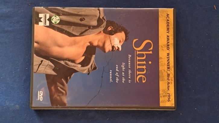 Shine "Geoffrey Rush", Cd's en Dvd's, Dvd's | Drama, Zo goed als nieuw, Alle leeftijden, Ophalen of Verzenden