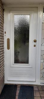 Vloordeur hardhout met AA+ veiligheidsglas. Als nieuw, Ophalen, Gebruikt