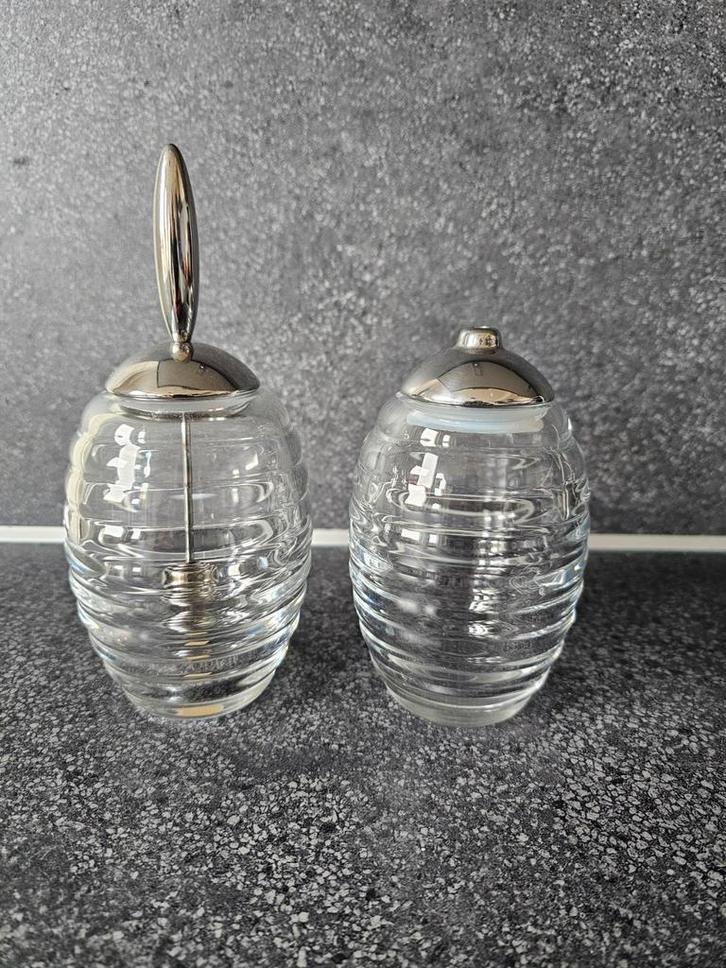 Alessi Suiker- en Honingpot Set, Huis en Inrichting, Keuken | Keukenbenodigdheden, Zo goed als nieuw, Ophalen of Verzenden