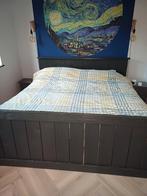 Gratis steigerhouten bed 180x200 + lattenbodem & evt. matras, Huis en Inrichting, Slaapkamer | Bedden, Ophalen, Steigerhout, Tweepersoons