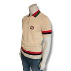 Gucci Polo - Maat M (Medium), kan ook als L (Large) katoen, Kleding | Heren, Polo's, Maat 48/50 (M), Beige, Nieuw, Ophalen of Verzenden