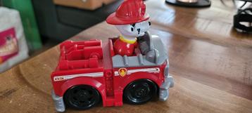 Paw Patrol - brandweerauto met Marshall - op wieltjes beschikbaar voor biedingen