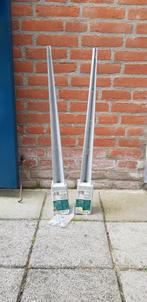 2 paalhouders / grondankers, Ophalen of Verzenden, Zo goed als nieuw, Bouten of Moeren