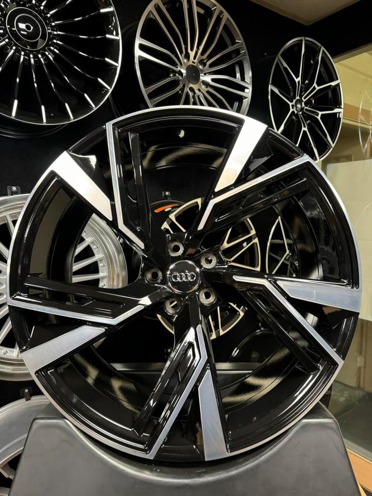 21 inch velgen voor Audi RS6 look 5x112 A6 A7 A8 Q3 Q5 Q7 SQ, Auto-onderdelen, Banden en Velgen, Velg(en), 21 inch, Personenwagen