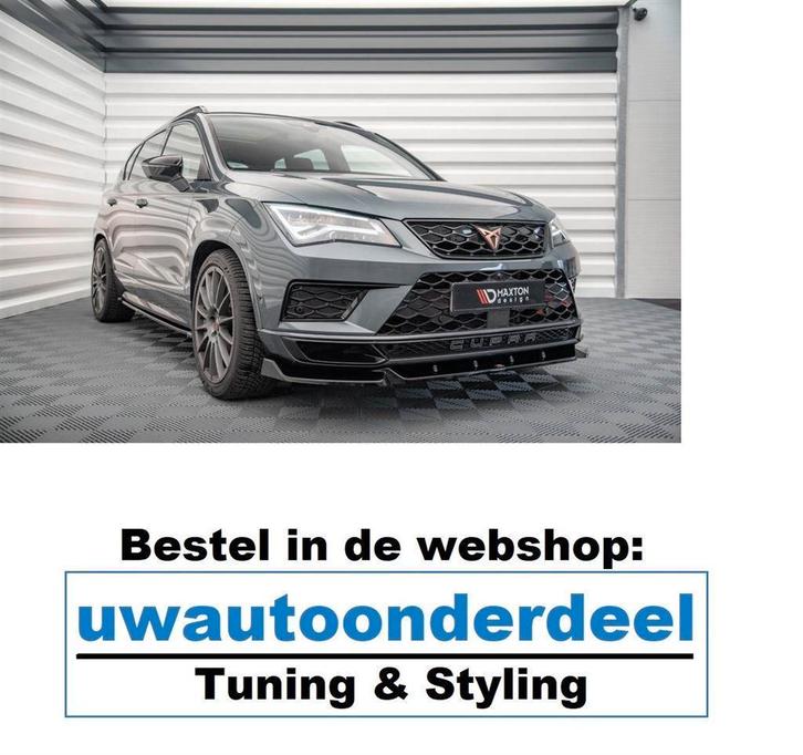 Maxton Design Seat Ateca Cupra Spoiler Lip Spitter, Auto diversen, Auto-accessoires, Nieuw, Ophalen of Verzenden