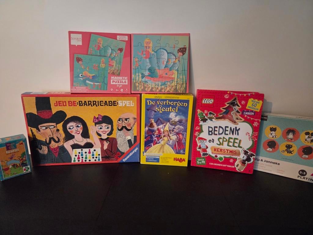Bordspellen en kinder puzzle, Ophalen of Verzenden