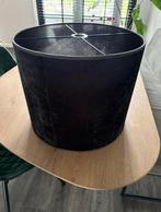 lampenkap suede, Huis en Inrichting, Ophalen, Zo goed als nieuw, Zwart, Rond