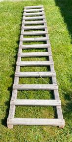Oude houten ladder, Doe-het-zelf en Verbouw, Ladders en Trappen, Ophalen, Gebruikt, Ladder, 2 tot 4 meter