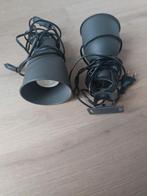 IKEA HEKTAR wand-/klemspot donkergrijs, Ophalen, Metaal of Aluminium, Rustiek, Zo goed als nieuw
