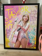 Taylor Swift art 80x60 met lijst ontworpen voor de echte fan, Antiek en Kunst, Ophalen of Verzenden