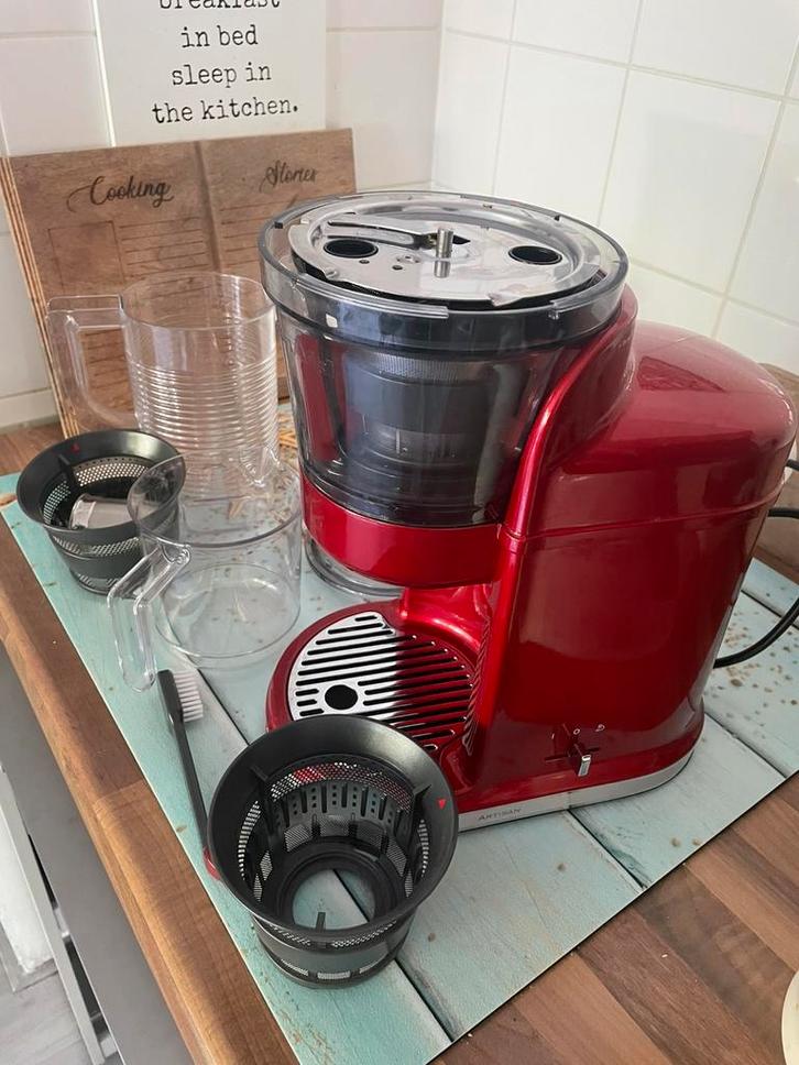 KitchenAid Artisan slowjuicer sapmachine, Witgoed en Apparatuur, Juicers, Zo goed als nieuw, Slowjuicer, Ophalen