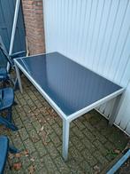 Tuinset tuintafel tuinstoelen kussens, Tuin en Terras, Ophalen, Gebruikt, Rechthoekig, Aluminium