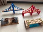 Houten Treinbaan Bruggen - Eichorn, Brio, Begjigs, Ophalen of Verzenden, Zo goed als nieuw, Jongen of Meisje