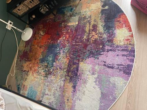 Rond vloerkleed – Aruba multicolor (200 cm), Rugvista, Huis en Inrichting, Stoffering | Tapijten en Kleden, Zo goed als nieuw