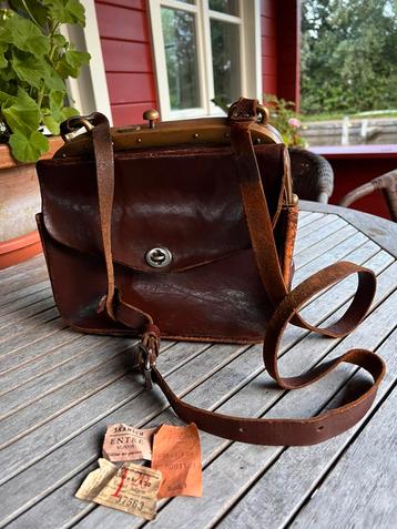 Vintage Post tas Zweden Stockholm Djurgården Skansen beschikbaar voor biedingen