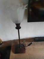 Te koop: 2 Sfeerlampen of tafellampen, Ophalen, Gebruikt, Glas, Brocant, vintage, romantisch