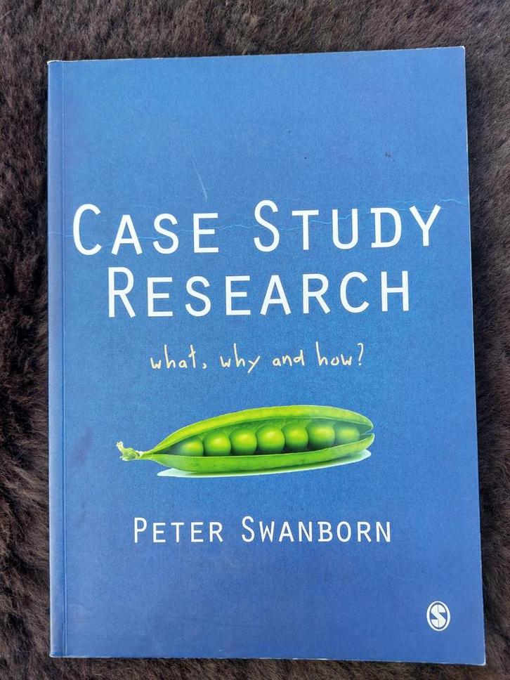 Case Study Research - Peter Swanborn, Boeken, Studieboeken en Cursussen, Zo goed als nieuw, HBO, Gamma, Ophalen of Verzenden