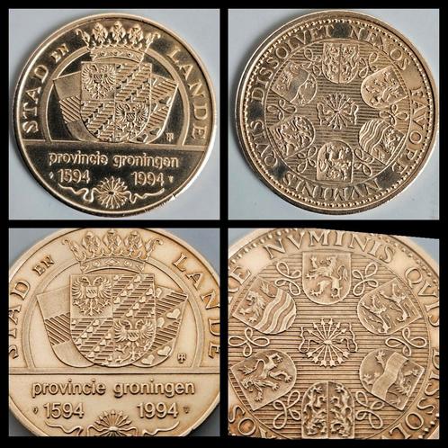 Stad en lande 1994, 400 jaar provincie Groningen, Postzegels en Munten, Penningen en Medailles, Overige materialen, Nederland