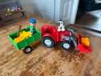 Duplo 5647 Tractor - Beschadigd, Ophalen of Verzenden, Gebruikt, Complete set, Duplo