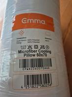 2x Emma Sleep Microfiber Cooling kussen te koop 60x70., Ophalen, Eenpersoons, Wit, Kussen