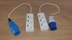 2 stuks camping verloopkabels, Ophalen of Verzenden, Gebruikt