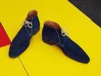 GREVE Suede half hoog schoenen met blauwe kleur maat 7 / 5, Kleding | Heren, Schoenen, Greve, Blauw, Zo goed als nieuw, Veterschoenen