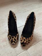 Leren peep toe hakken. Luipaardprint. 36, Pumps, Zwart, Ophalen of Verzenden, Le Ballon