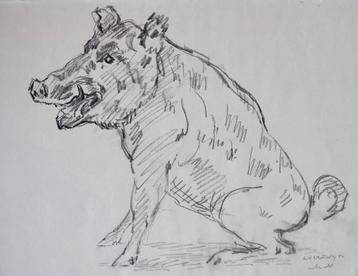 Michiel Noordewier (1868-1942) - Diverse werken op papier beschikbaar voor biedingen