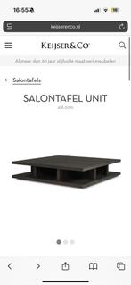 Luxe design salontafel Keijser & Co – als nieuw, Ophalen, Zo goed als nieuw, Modern, Minder dan 50 cm