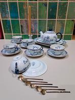 Ost India thee servies Rörstrand met zilveren lepeltjes, Antiek en Kunst, Ophalen of Verzenden