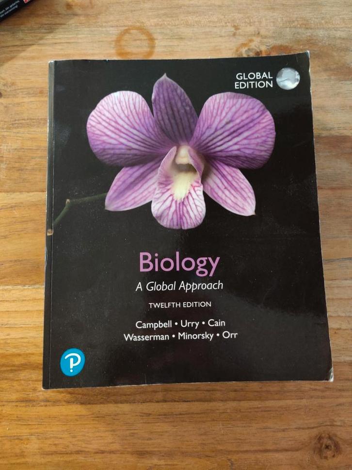 Campbell Biology - Global Approach, 12e, Boeken, Studieboeken en Cursussen, Zo goed als nieuw, HBO, Beta, Ophalen of Verzenden