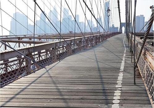 Prachtige grote print van de Brooklyn Bridge New York, Huis en Inrichting, Woonaccessoires | Schilderijen, Tekeningen en Foto's