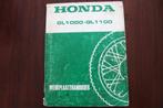 HONDA GL1000 GL1100 Goldwing 1981 werkplaatsboek GL 1000, Motoren, Handleidingen en Instructieboekjes, Honda