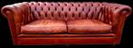 Chesterfield Bank Cognac Leer - Tijdloze Elegantie, Gebruikt, ., Chesterfield, Tweepersoons