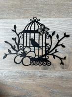Metalen vogelkooi met vogels, Ophalen of Verzenden