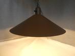 Jaren 70 Dijkstra bruin metalen hanglamp, Gebruikt, Verzenden, Jaren 70, Minder dan 50 cm