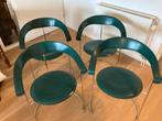 Leren stoelen Italiaans desgn ARRBEN Canasta, Huis en Inrichting, Ophalen, Modern design, Gebruikt, Overige kleuren