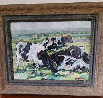 koeien schilderij beschikbaar voor biedingen