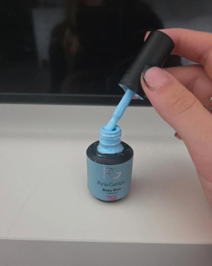 3 Pink Gellac Kleurtjes, Sieraden, Tassen en Uiterlijk, Uiterlijk | Cosmetica en Make-up, Zo goed als nieuw, Make-up, Handen en Nagels