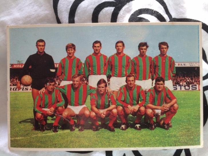 voetbal kaart AS Oostende, Verzamelen, Sportartikelen en Voetbal, Gebruikt, Ophalen of Verzenden