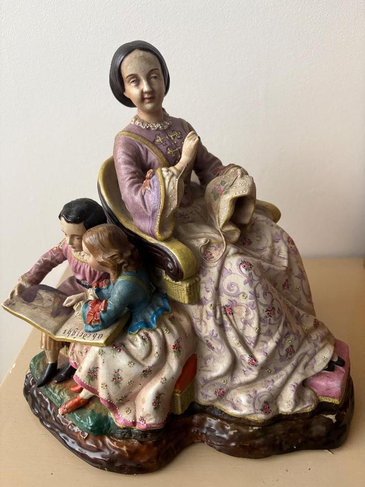 Porseleinen inktstel uit de 19e eeuw, Antiek en Kunst, Antiek | Porselein, Ophalen of Verzenden