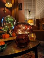 Lamp paddestoel/ herfst decoratie rood/bordeaux, Ophalen of Verzenden