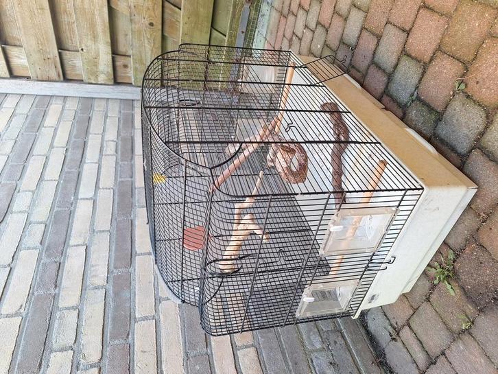 Vogelkooi, Dieren en Toebehoren, Vogels | Hokken en Kooien, Gebruikt, Broedkooi of Kweekkooi, Hout, Ophalen