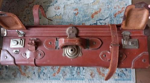 Vintage leren koffer, Antiek en Kunst, Antiek | Kleding en Accessoires, Ophalen