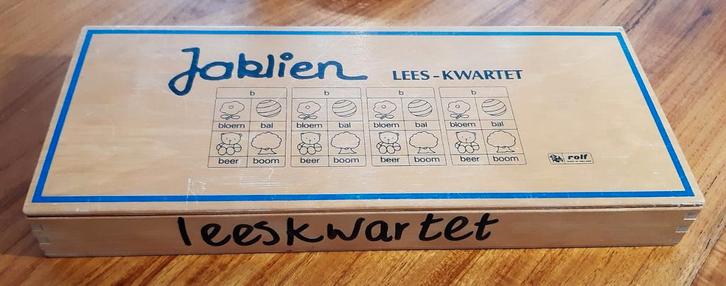 Jaklien lees kwartet, Kinderen en Baby's, Speelgoed | Educatief en Creatief, Gebruikt, Taal en Lezen, Ophalen of Verzenden