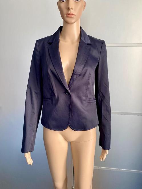 H747 Mexx maat 36=S jasje blazer colbert donker-blauw, Kleding | Dames, Jasjes, Kostuums en Pakken, Zo goed als nieuw, Jasje, Maat 36 (S)