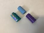 Lego steen 2x4x1 1/3 gebogen bovenkant paars blauw turquoise, Kinderen en Baby's, Speelgoed | Duplo en Lego, Ophalen of Verzenden